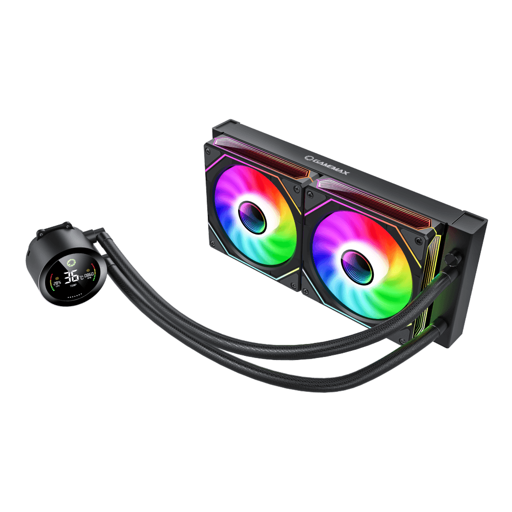 GameMax IceBurg 240 Digital BK Liquid Cooler GameMax IceBurg 240 Digital BK Liquid Cooler